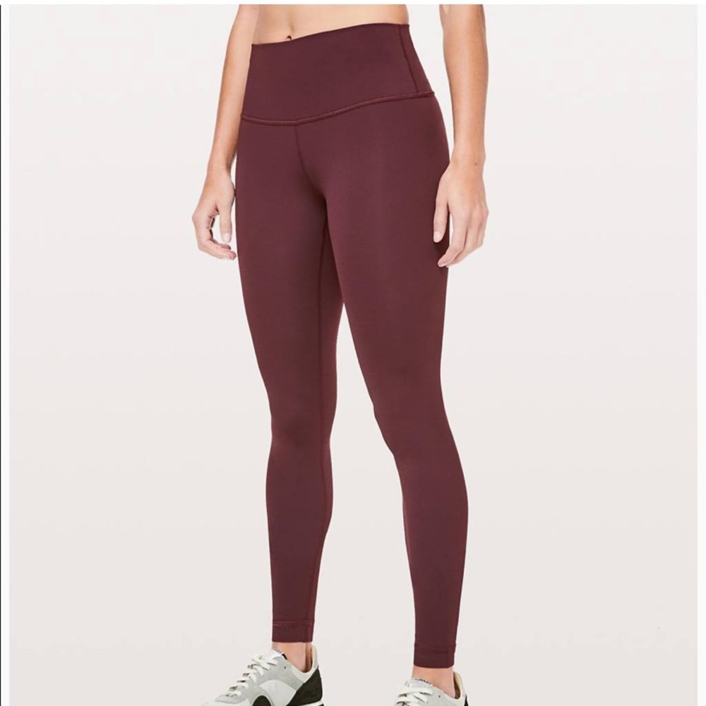 NWT Whisper Rebecca 7/8 Burgundy Legging